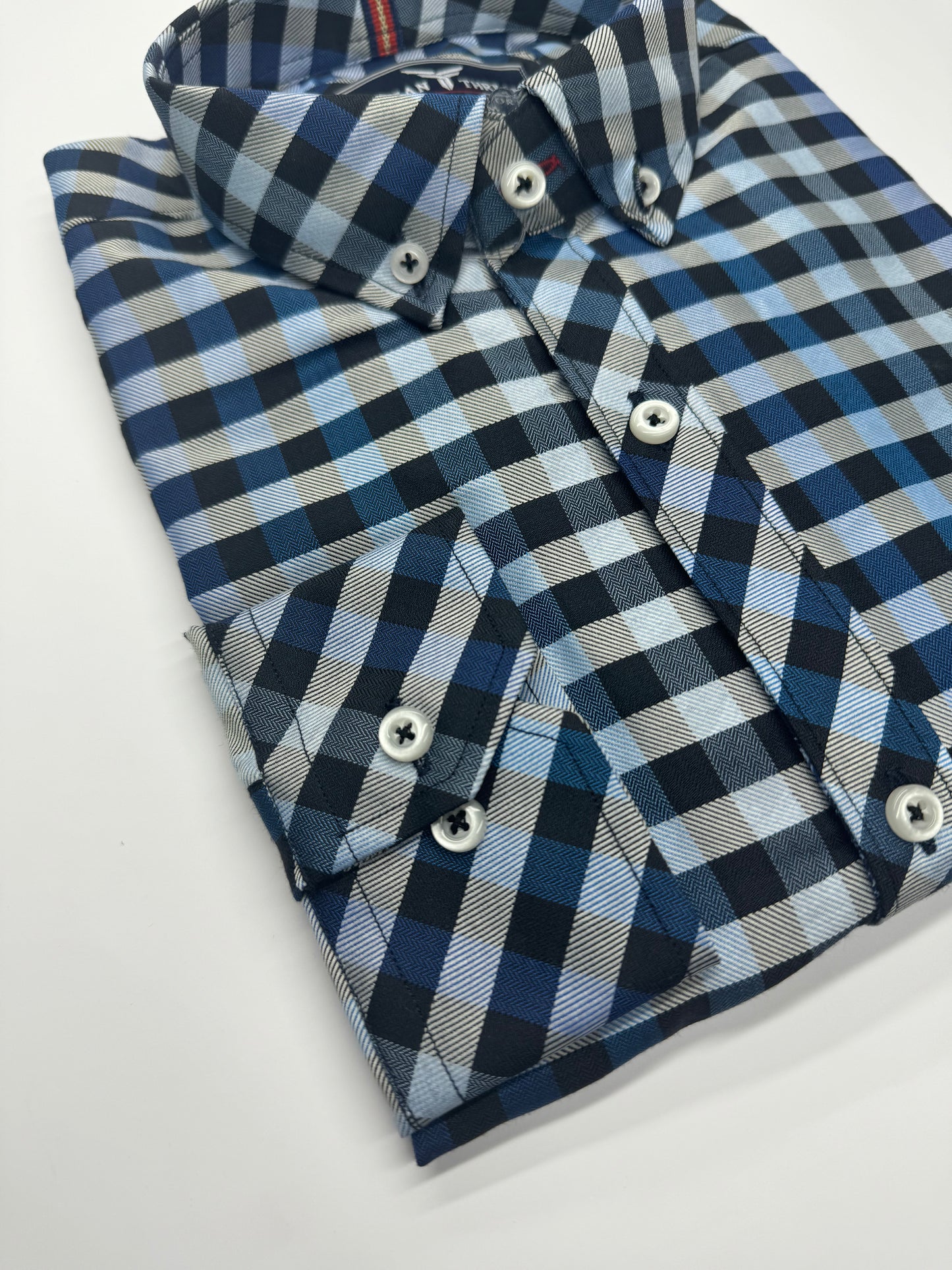 Gingham Blue Checkered