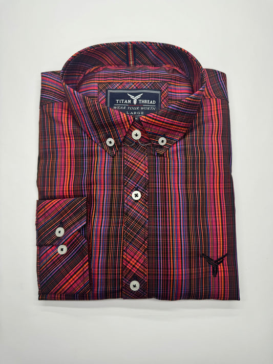 Plaid Check in Purple