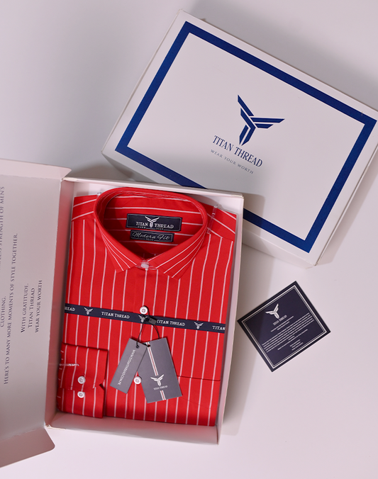 Board Stripes in Red