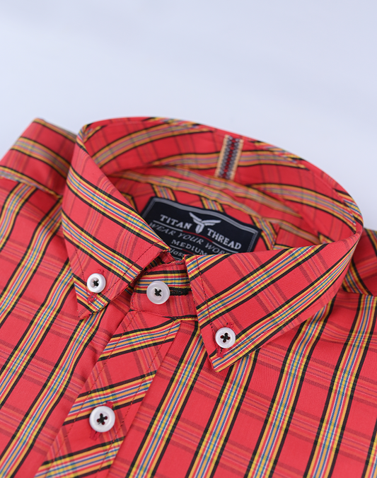 Check Plaid in Orange