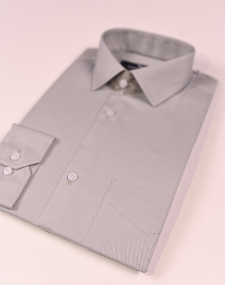 Ash Gray Formal Shirt