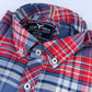 check plaid blue & red