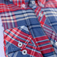 check plaid blue & red