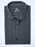 Black & Gray Pencil Stripe Formal Shirt