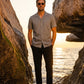 Self Gray Cuban Shirts