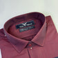 Two Tone Mercerized Maroon Formal Shirt (slim fit)
