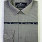 Self Textured Steel Gray Formal Shirt (Slim fit)