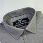 Self Textured Steel Gray Formal Shirt (Slim fit)