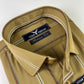 Misted Yellow Broad Stripe Formal Shirt