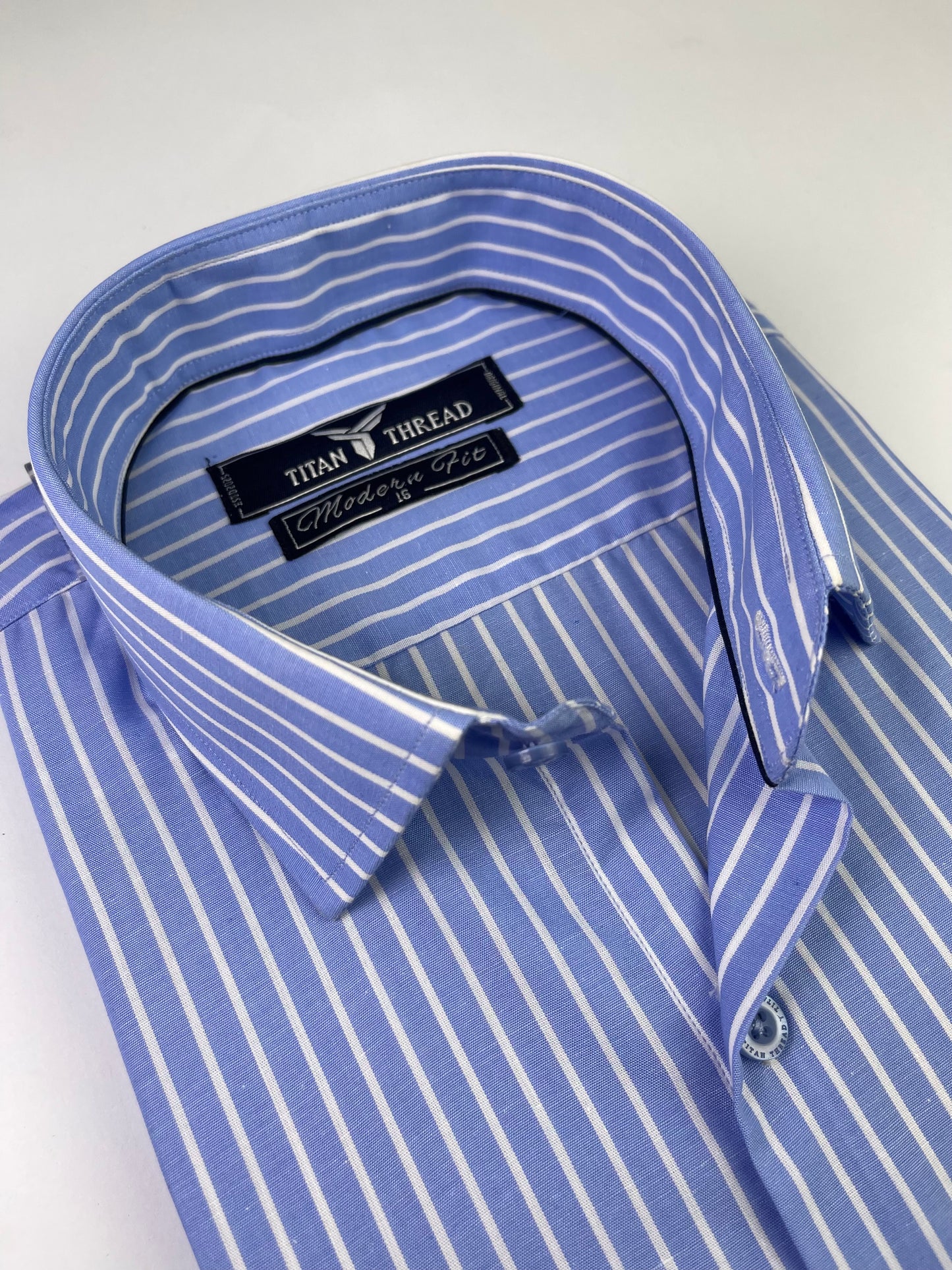 Cambridge Blue Stripe Formal Shirt