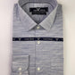 Ocean Blue Self Texture Formal Shirt