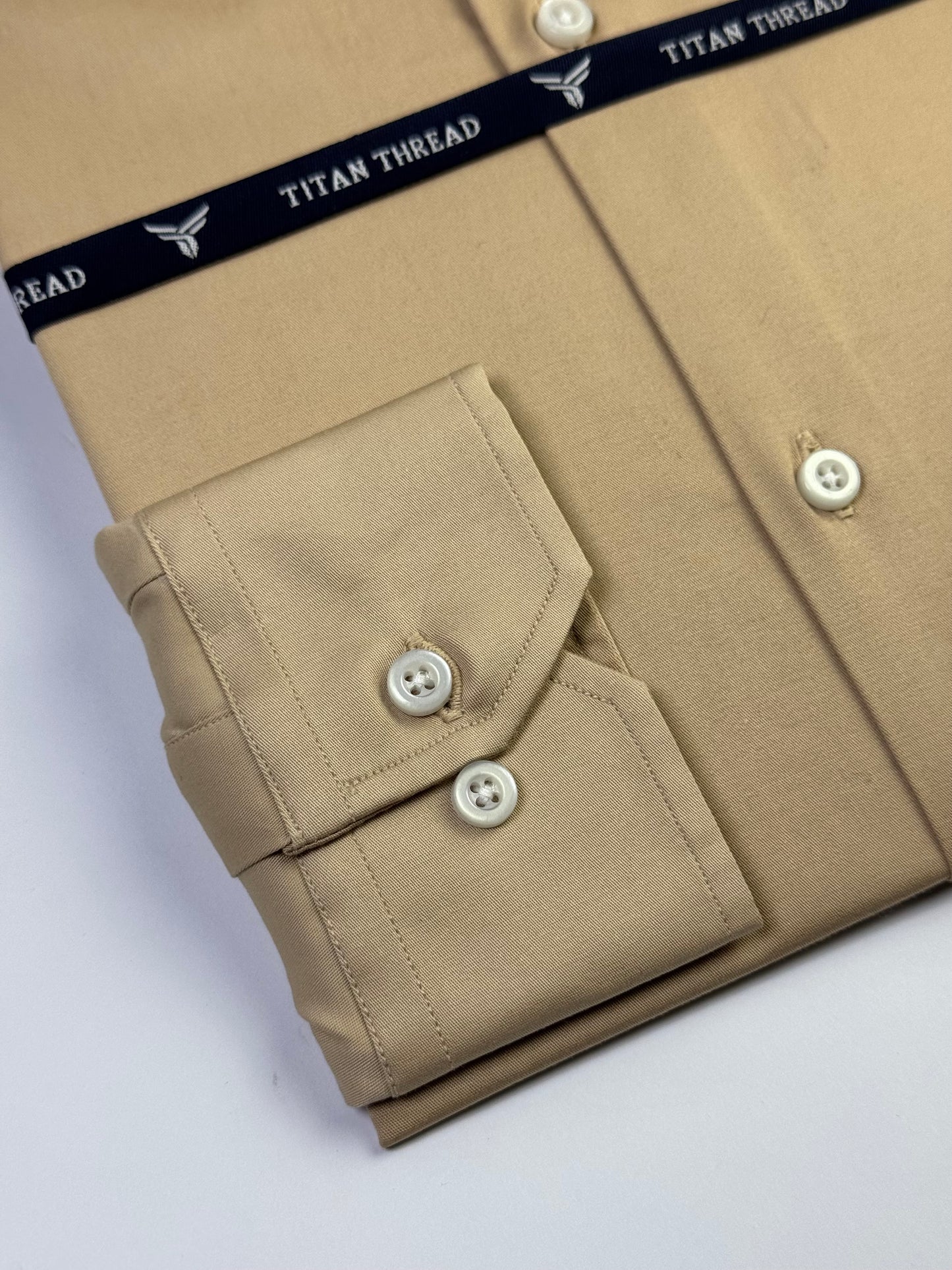 Beigh Formal Shirt (Slim fit)