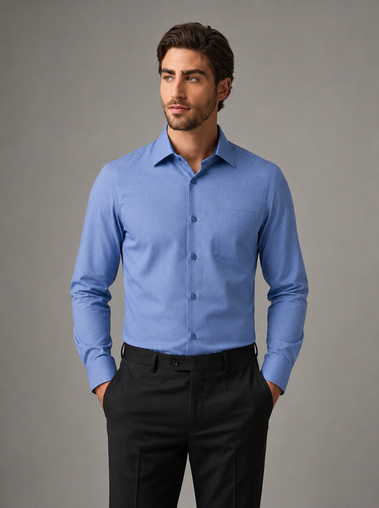 Denim Blue Formal Shirt