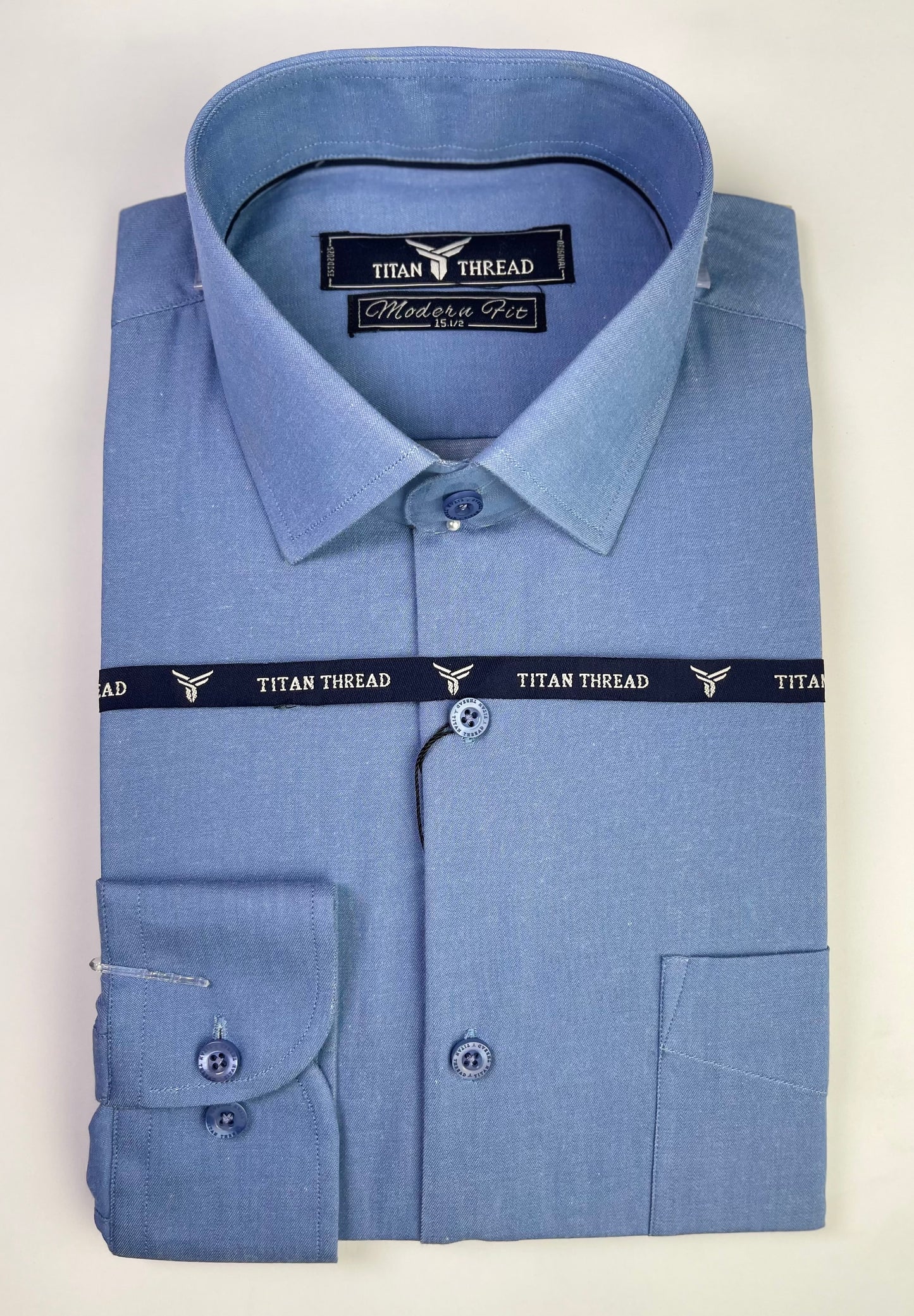 Denim Blue Formal Shirt