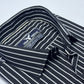 Black & Gray Pencil Stripe Formal Shirt