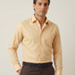 Skin Fawn Self Texture Formal Shirt