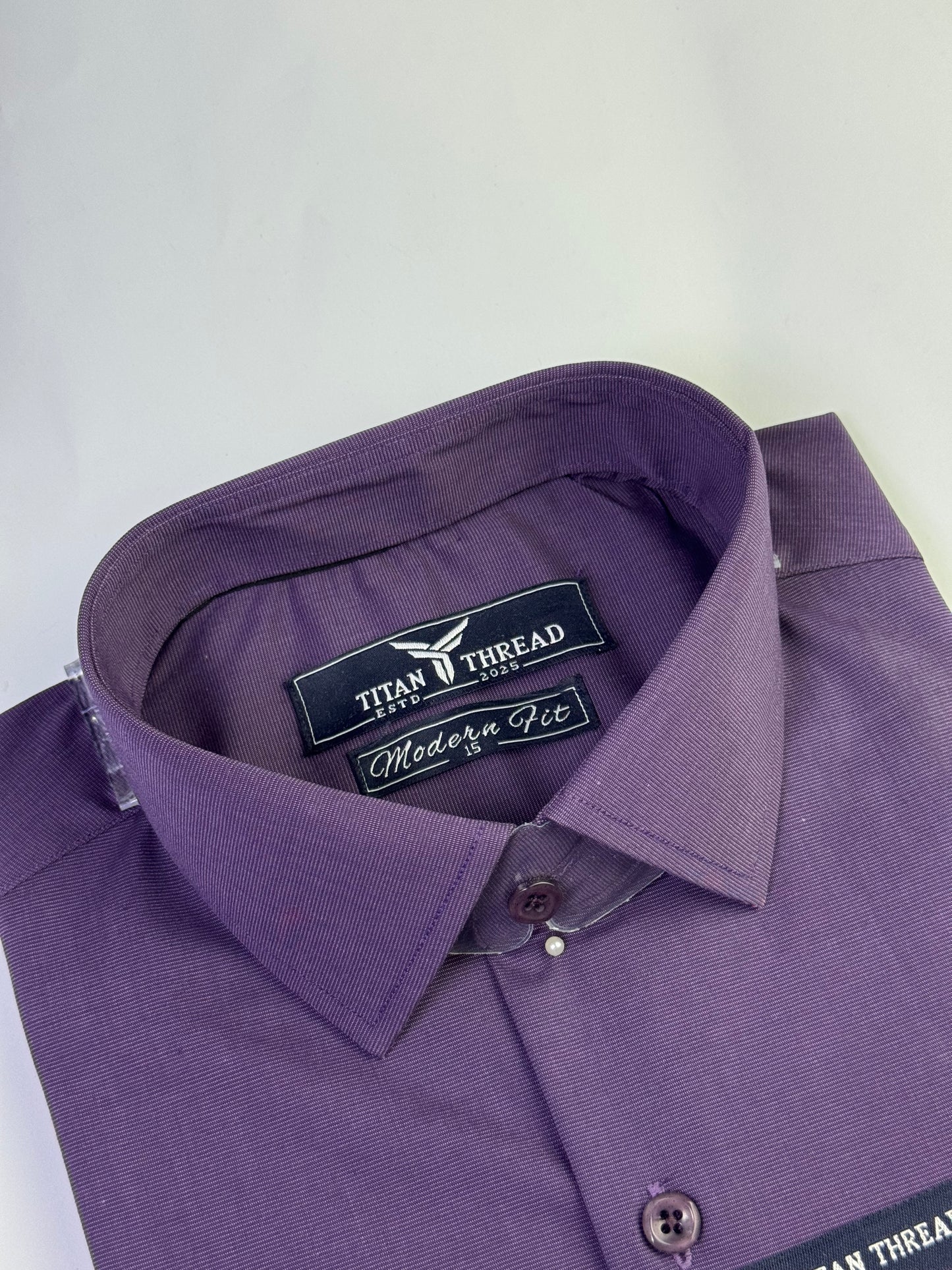 Pulm In Fine Texture Formal Shirt (Slim fit)