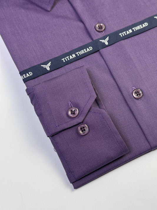 Pulm In Fine Texture Formal Shirt (Slim fit)