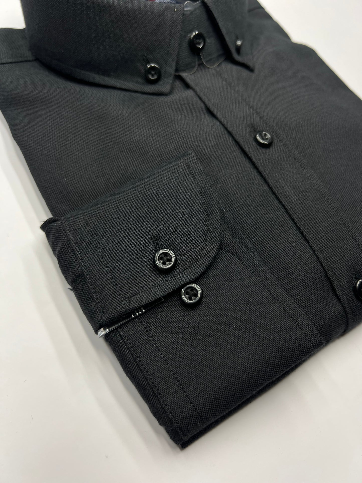 Jet Black Oxford Shirt