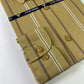 Misted Yellow Broad Stripe Formal Shirt