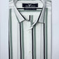 White & Mint Classic Stripe Formal Shirt
