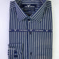 Indigo Blue Pencil Stripe Formal Shirt