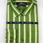 Moss Green Ombre Stripe Formal Shirt