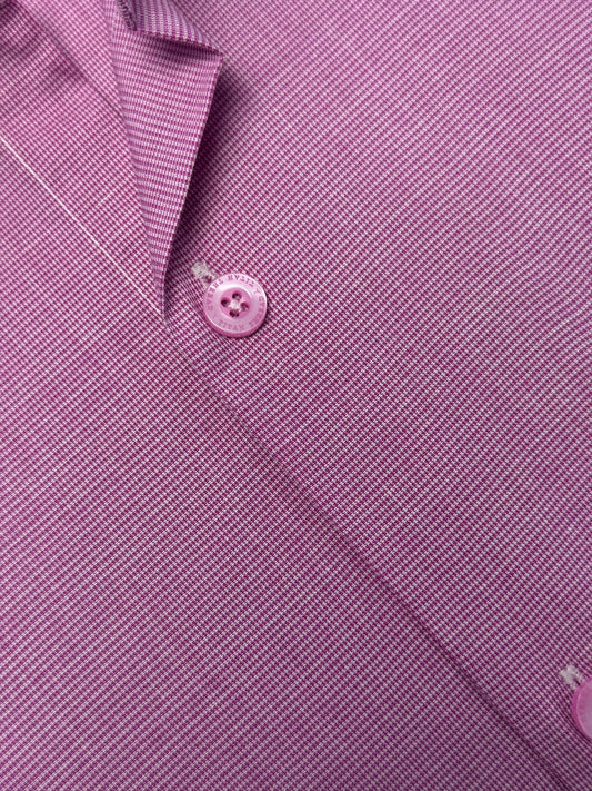 Sharp Pink Square Texture Formal Shirt
