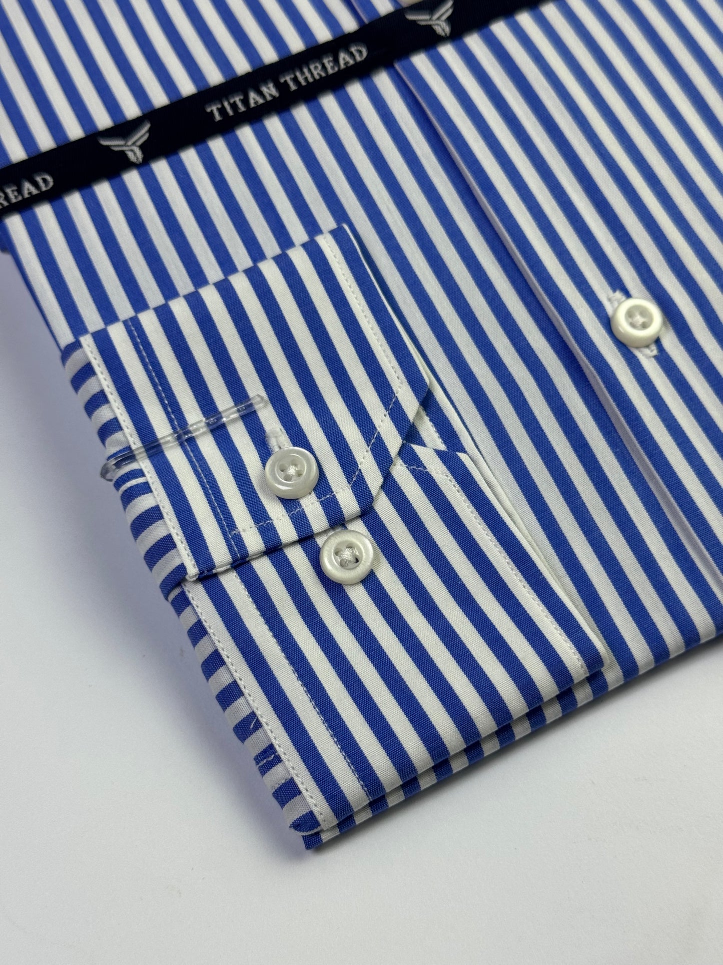 Oxford Blue Stripes Formal shirt (Slim fit)