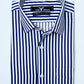 Royal Blue Awning Stripe Formal Shirt