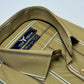 Misted Yellow Broad Stripe Formal Shirt