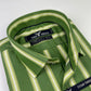 Moss Green Ombre Stripe Formal Shirt