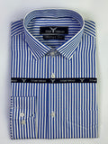Oxford Blue Stripes Formal shirt (Slim fit)