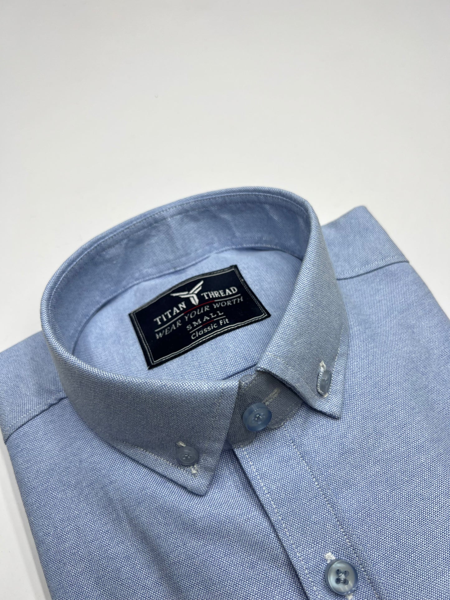 Iced Blue Oxford Shirt