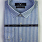 Cambridge Blue Pencil Stripe Formal Shirt (Slim fit)