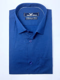 Indigo Blue Dotted Formal Shirt
