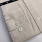 Beige Self Texture Formal Shirt