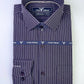 Deep Purple Pencil Stripe Formal Shirt