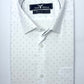 White Indigo Dotted Formal Shirt