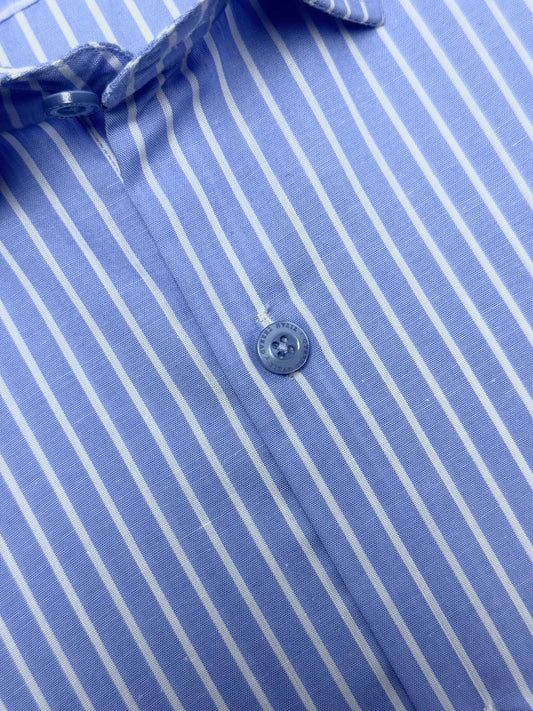 Cambridge Blue Stripe Formal Shirt