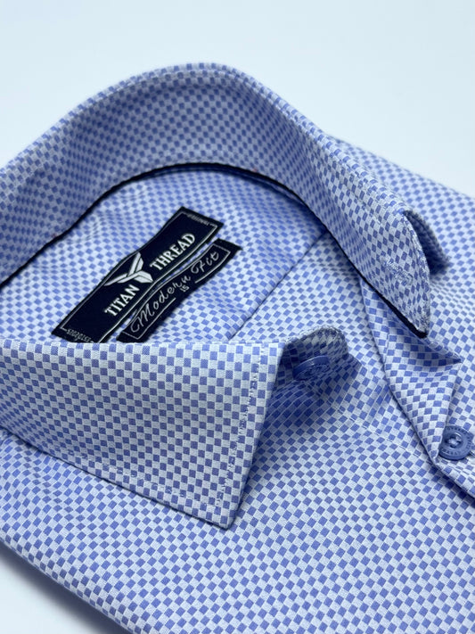 Mist Blue Dobby Formal Shirt