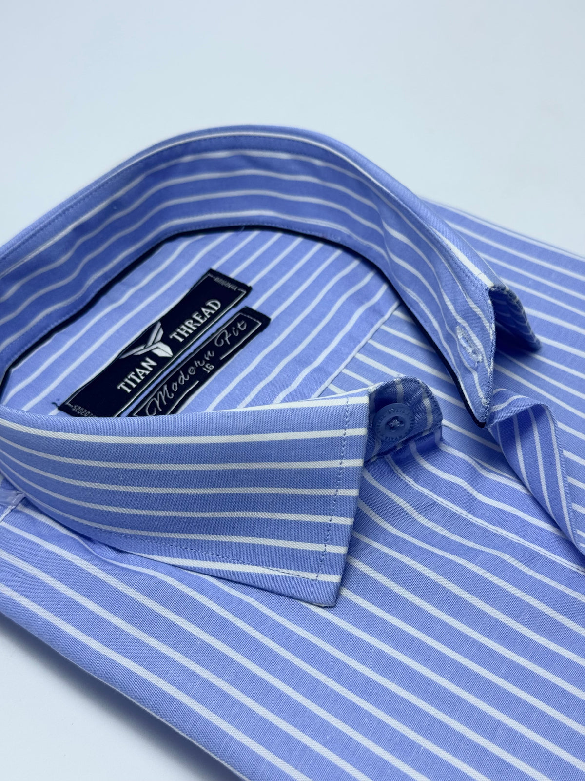 Cambridge Blue Stripe Formal Shirt