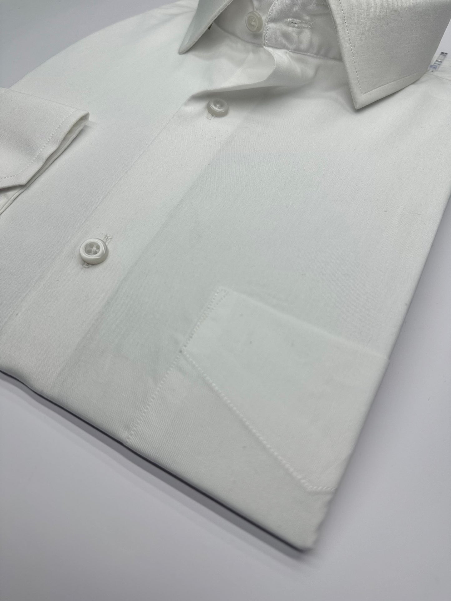 Titan Signature White Formal Shirt (Slim fit)