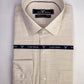 Beige Self Texture Formal Shirt