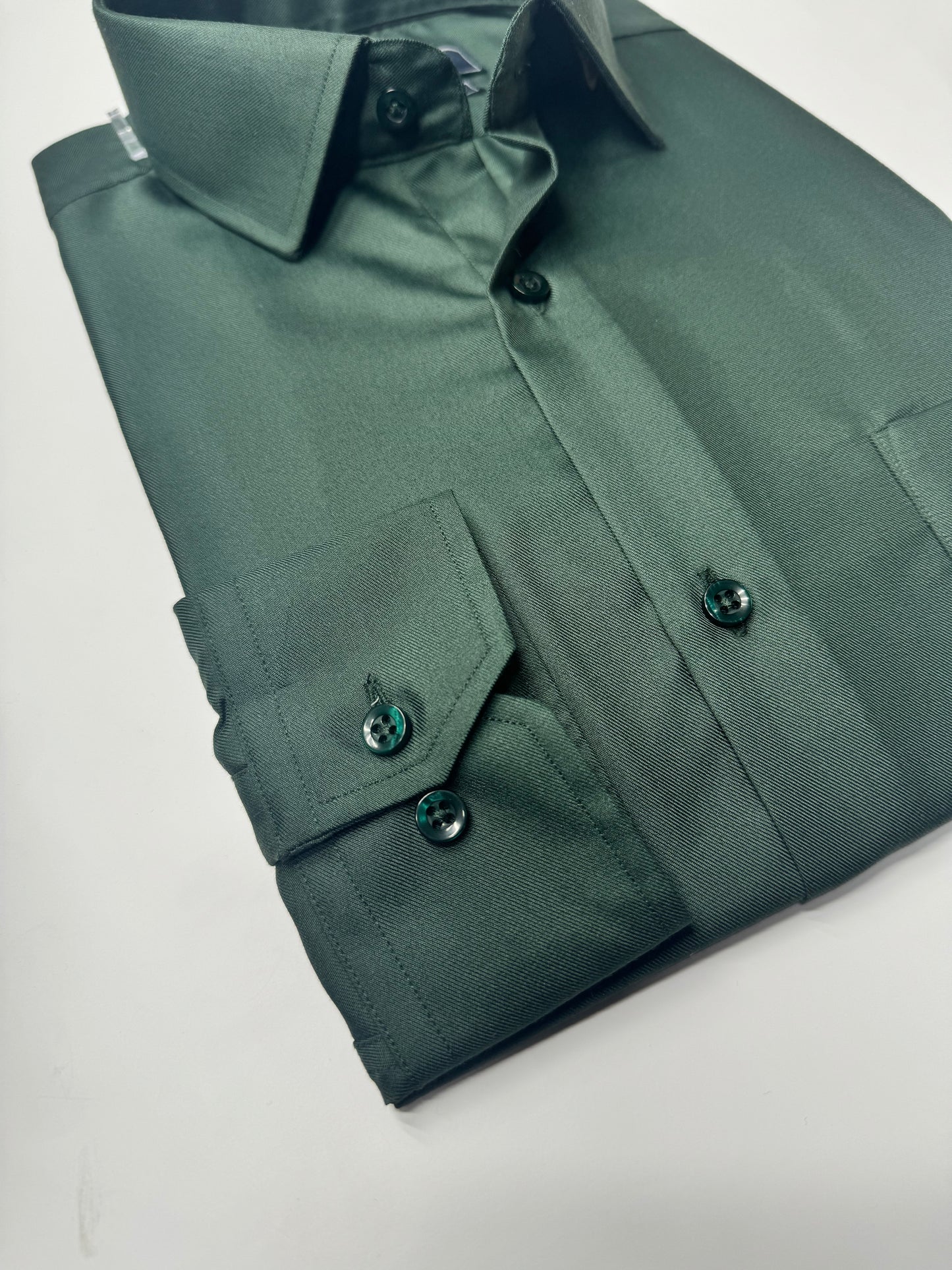 semi-formal dress code Sage Green in Twill Formal Shirt – Titan Thread