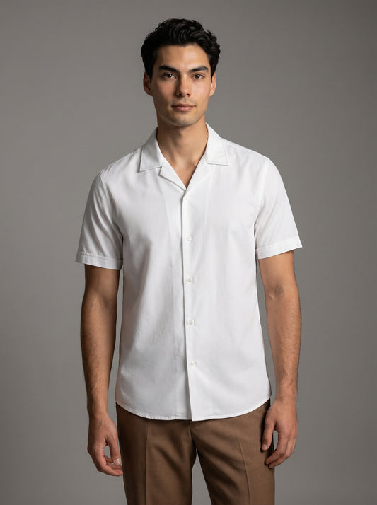 Rich white cuban shirts