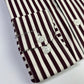 Burgundy Awning Stripe Formal Shirt