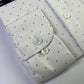 White Indigo Dotted Formal Shirt