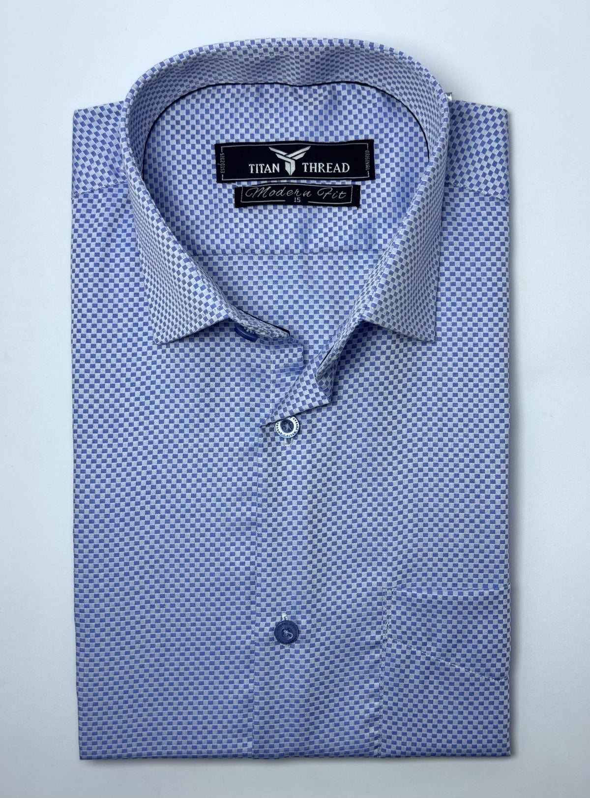 Mist Blue Dobby Formal Shirt