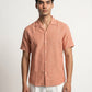 Peal Orange Cuban Shirt